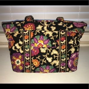 Vera Bradley-Iconic Small Vera Tote-Retired Print